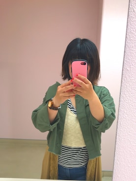 ぽんちゃんさん（レディース・155cm）の春コーディネート