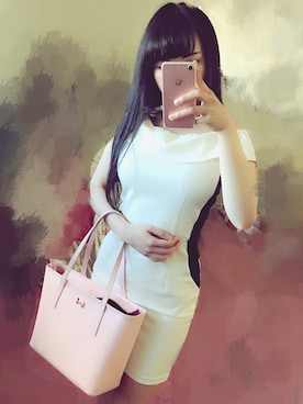 「Ted Baker（テッドベーカー）のアイテム（バッグ）」を使った、Yurietty さん（レディース・155cm）の春コーディネート