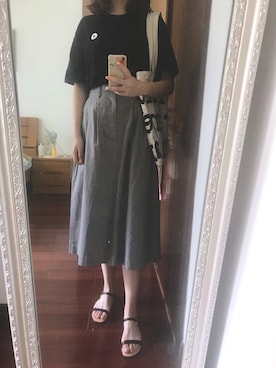 「:CHOCOOLATEのアイテム（トップス）」を使った、juicynssさん（レディース・168cm）の夏コーディネート