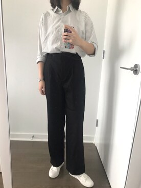 「Kenneth Cole（ケネスコール）のアイテム」を使った、juicynssさん（レディース・168cm）の夏コーディネート