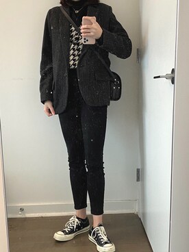 「MARANT ETOILE（マランエトワール）のアイテム（ジャケット/アウター）」を使った、juicynssさん（レディース・168cm）の秋コーディネート