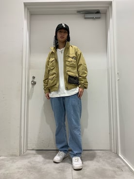 「XLARGE（エクストララージ）のアイテム（ジャケット/アウター）」を使った、Nastyさん（メンズ・174cm）の冬コーディネート