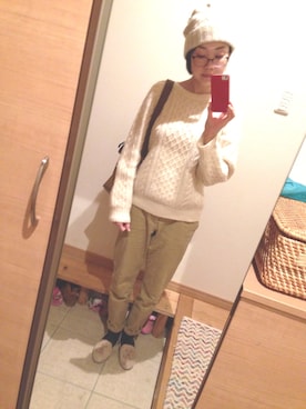 memeさん（レディース・159cm）の冬コーディネート