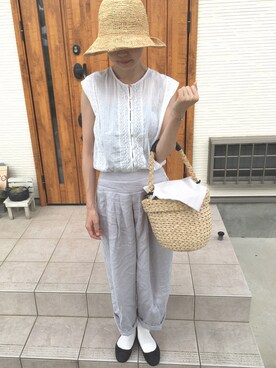 memeさん（レディース・159cm）の夏コーディネート