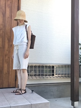 memeさん（レディース・159cm）の夏コーディネート