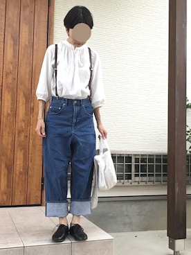 「NATURE（ナチュール）のアイテム」を使った、memeさん（レディース・159cm）の秋コーディネート