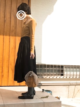「SCAPA（スキャパ）のアイテム」を使った、memeさん（レディース・159cm）の春コーディネート