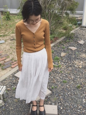 「SCAPA（スキャパ）のアイテム」を使った、memeさん（レディース・159cm）の春コーディネート