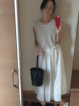 「TOUJOURS（トゥジュー）のアイテム」を使った、memeさん（レディース・159cm）の秋コーディネート