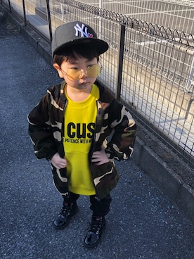 manaさん（キッズ・110cm）の冬コーディネート