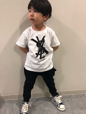 「アイラブCONVERSE」｜manaさん（キッズ・110cm）の夏コーディネート