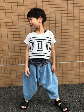 manaさん（キッズ・110cm）の夏コーディネート