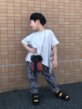 manaさん（キッズ・110cm）の夏コーディネート