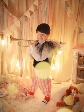 「Rodeo Crowns（ロデオクラウンズ）のアイテム」を使った、manaさん（キッズ・110cm）の夏コーディネート