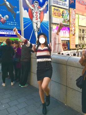 「oneway glamorous（ワンウェイグラマラス）のアイテム」を使った、Nさん（レディース・170cm）の秋コーディネート