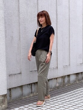 yasue_ohanaさん（レディース・160cm）の夏コーディネート