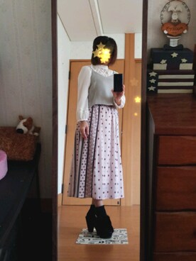「LILY BROWN（リリーブラウン）のアイテム（キャミソール）」を使った、未来さん（レディース・147cm）の春コーディネート