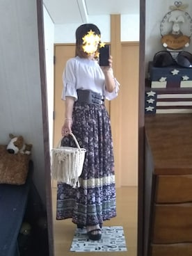 「ドラフトマジェ」｜未来さん（レディース・147cm）の夏コーディネート