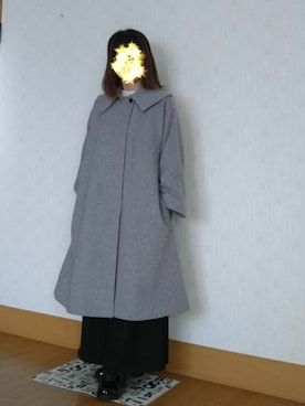 「chambre de charme（シャンブルドゥシャーム）のアイテム（その他アウター）」を使った、未来さん（レディース・147cm）の冬コーディネート