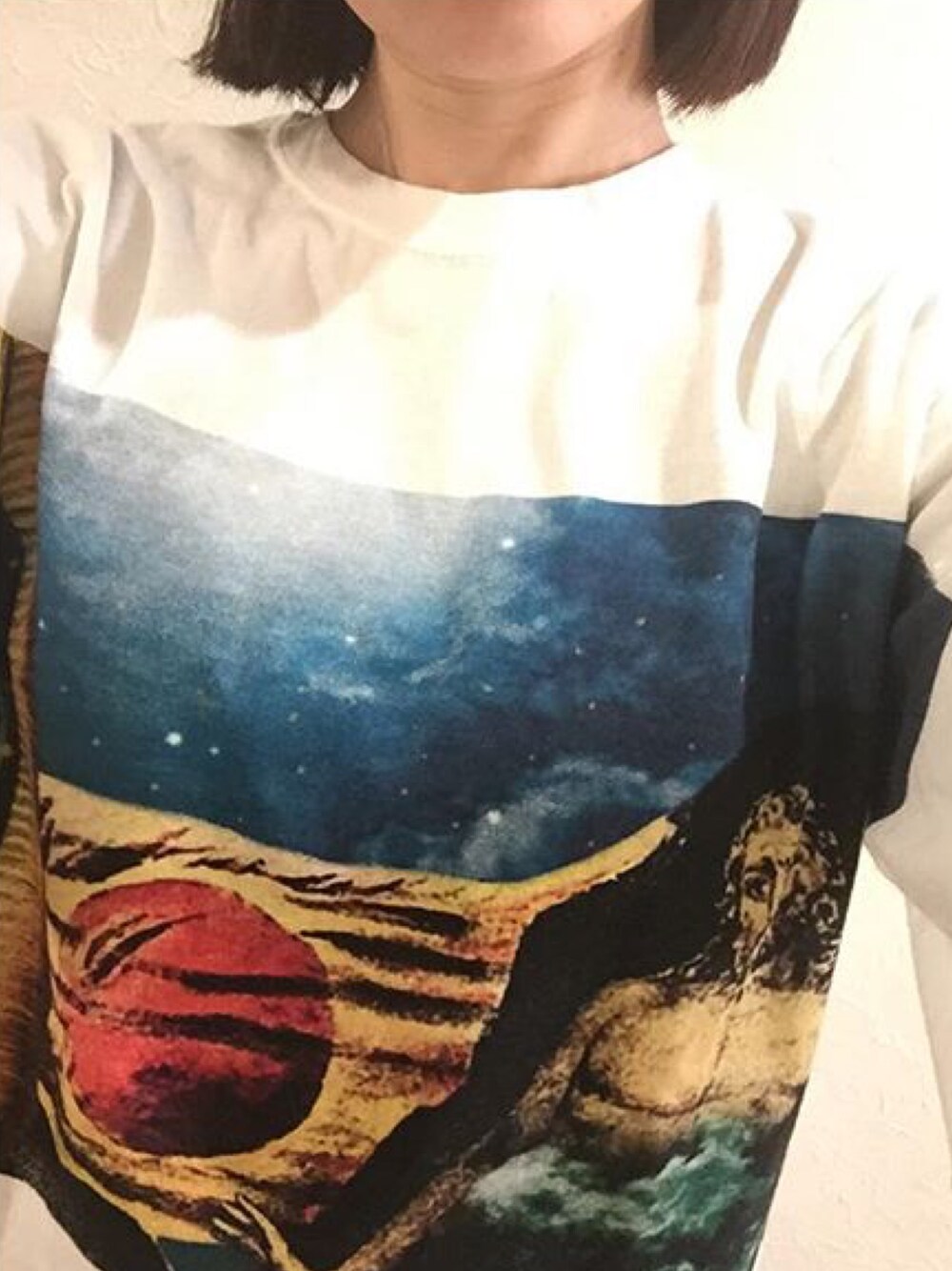 TOGA VIRILIS プリントTシャツ ロングスリーブ TOGA VIRILIS プリントロングスリーブTシャツを使った人気ファッション