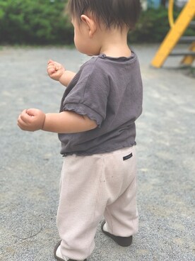 「Attipas（アティパス）のアイテム」を使った、♔︎さん（キッズ・80cm）の夏コーディネート