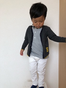 「英会話」｜yuichanさん（キッズ・90cm）の春コーディネート