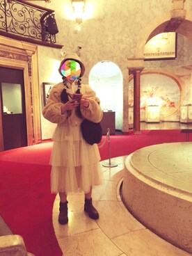 ワンピース ドレスを使った ファーブルゾン の人気ファッションコーディネート Wear