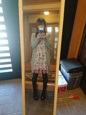 「beberose（ベベローズ）のアイテム」を使った、恵さん（レディース・153cm）の秋コーディネート