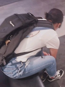 「rip curl（リップカール）のアイテム」を使った、あずみさん（レディース・155cm）の夏コーディネート