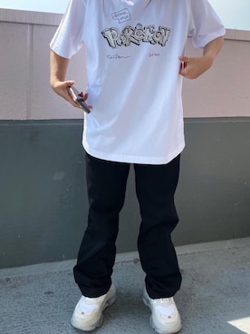 「FTC（エフティーシー）のアイテム」を使った、nacchanさん（レディース・158cm）の夏コーディネート
