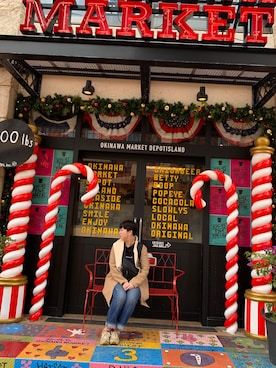 なつみさん（レディース・160cm）の冬コーディネート