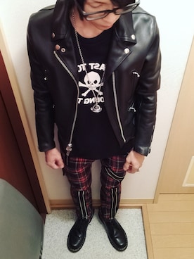 「SEDITIONARIES」｜信長さん（メンズ・171cm）の秋コーディネート