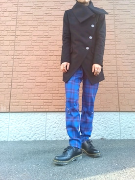 「SEDITIONARIES」｜信長さん（メンズ・171cm）の冬コーディネート