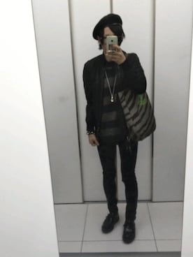 「666」｜信長さん（メンズ・171cm）の冬コーディネート