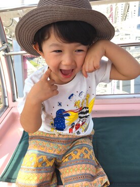 FUKAさん（キッズ・90cm）の夏コーディネート