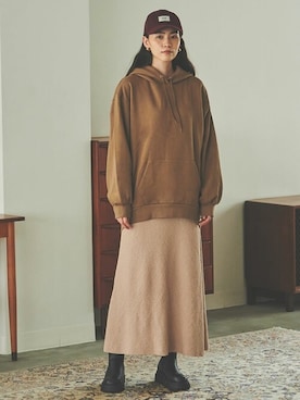 「ナロースカート」｜i.w.u_officialさん（レディース・170cm）の秋コーディネート