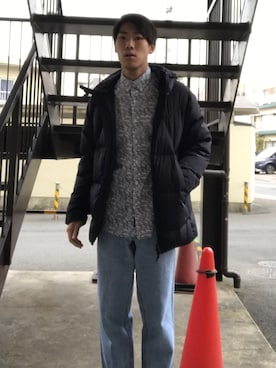 「BILLABONG（ビラボン）のアイテム（ジャケット/アウター）」を使った、Naniさん（メンズ・175cm）の冬コーディネート