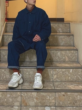  メメ☑️さん（メンズ・169cm）の冬コーディネート