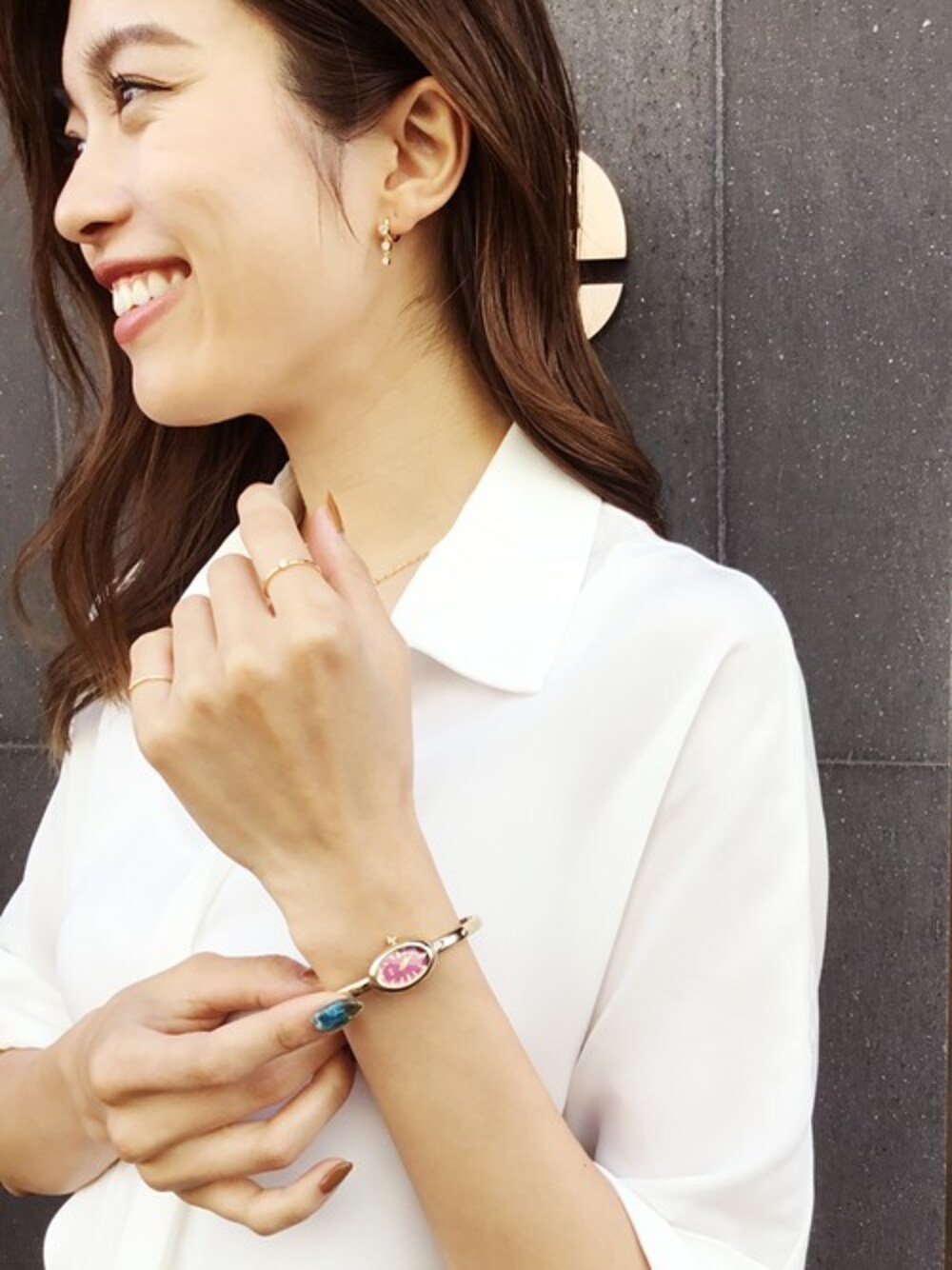 希少 美品 ete エテ バングル 希少 美品 ete エテ ゴールド クロス ウェーブ シルバー