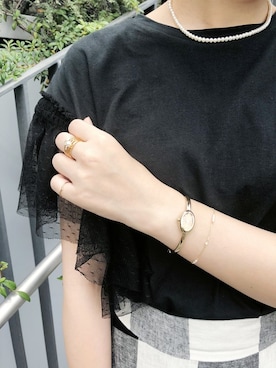 「ジュエリー」｜eteさん（レディース・160cm）の夏コーディネート