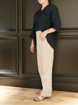 「ete（エテ）の○バングル ウォーターフロー（バングル/リストバンド）」を使った、eteさん（レディース・160cm）の夏コーディネート