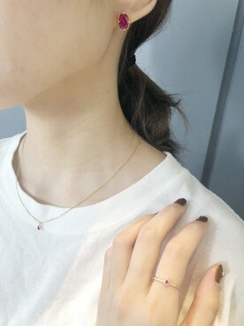 「ジュエリー」｜eteさん（レディース・160cm）の夏コーディネート