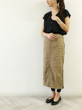 「ete bijoux（エテビジュー）のアイテム」を使った、eteさん（レディース・160cm）の夏コーディネート