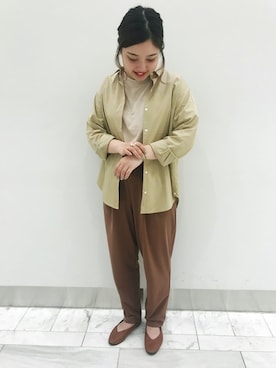 「ete bijoux（エテビジュー）のアイテム」を使った、eteさん（レディース・160cm）の秋コーディネート