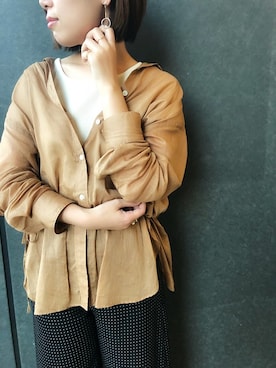 「ete bijoux（エテビジュー）のアイテム」を使った、eteさん（レディース・160cm）の秋コーディネート