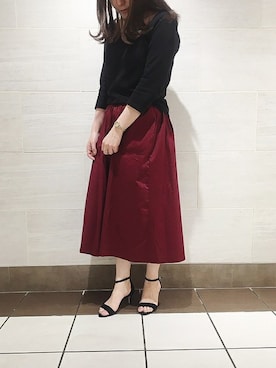 「ete bijoux（エテビジュー）のアイテム」を使った、eteさん（レディース・160cm）の秋コーディネート