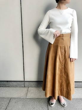 「ete bijoux（エテビジュー）のアイテム」を使った、eteさん（レディース・160cm）の秋コーディネート