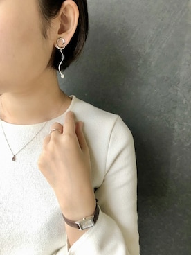 「ete bijoux（エテビジュー）のアイテム」を使った、eteさん（レディース・160cm）の秋コーディネート