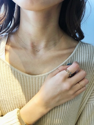 ete（エテ）の「【先行予約】クリスマス限定 K10YG ネックレス