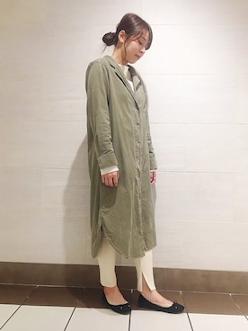 「ete bijoux（エテビジュー）のアイテム」を使った、eteさん（レディース・160cm）の秋コーディネート